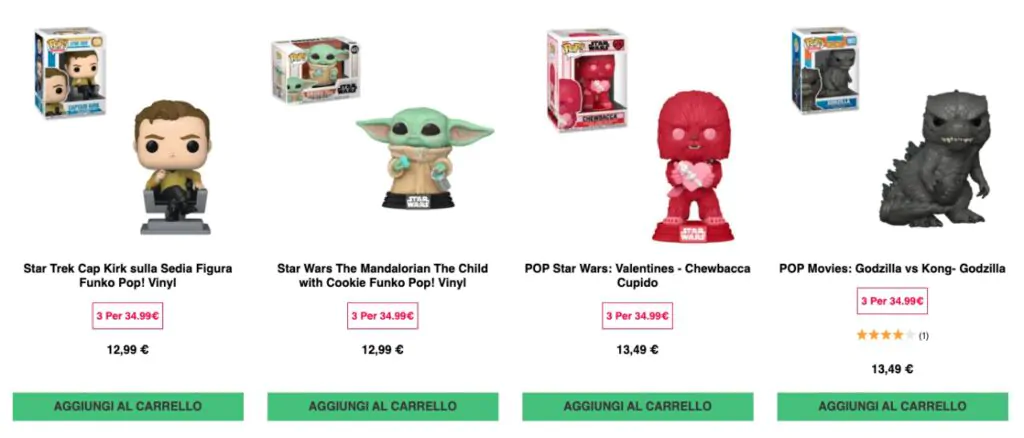 Fuori tutto Funko Pop: prendi 3 e risparmi, per un San Valentino nerd! -  GizDeals